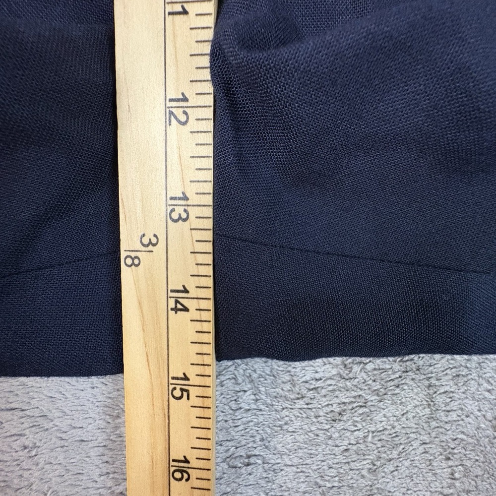 VTG Farah Men's 39.5x28.25 Navy Pleated Front Dress Pants SEE DESCRIPTION - Picture 9 of 10